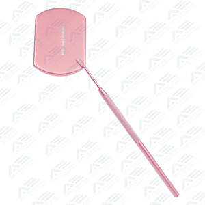 Miroir de coeur de cils miroir à long manche en acier inoxydable pour vérifier les faux cils produits de beauté et de soins personnels - Product Image 4