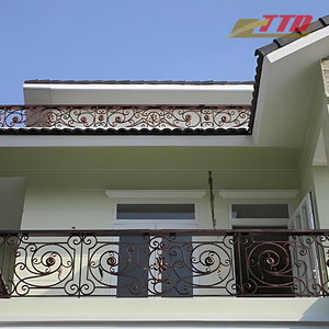 Barandillas de Hierro Forjado para Balcón: Elegantes Diseños de Barandas de Hierro Personalizadas y Modernas Balaustradas de Hierro para Villas de Estilo Lujoso - Product Image 2
