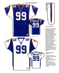 Uniforme de football américain personnalisé, plaquage sergé, sublimation, maillot de football américain sérigraphié - Product Image 5
