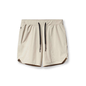 Customized Solid Eco-Friendly Breathable Quick Dry <b>Men's</b> Workout Athletic <b>Shorts</b> with Pocket Polyester/Cotton <b>Knee</b> <b>Length</b> - Product Image 3