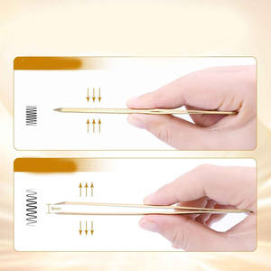 Pinces à cils professionnelles personnalisées avec poignées diamantées, pointe droite en fibre pour volume, type pointu, étiquette privée, embouts pour cils - Product Image 3