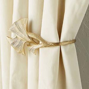 Curtain tieback Pomegranate curtain tieback metal tieback luxury drapery tieback window curtain <b>holder</b> Home Hotel Brass Aluminum - Product Image 2