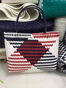 Woven Tote Bag With Floral Bow Decor For Women Casual Daily Use - Product Image 2