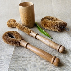 แปรงขัดขวดมะพร้าวรีไซเคิลได้เครื่องมือทำความสะอาดในครัวผลิตจากเวียดนาม - Product Image 5