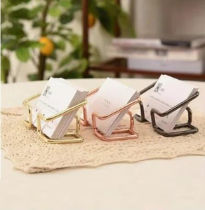 Stylish Metal Card Holder Unique Design <b>Table</b> Place Card Stand for Wedding Party Event Decoration and Office Desk From India - Product Image 4