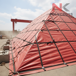 Bâche en polyéthylène grand format de qualité supérieure, imperméable, pour le stockage d'équipements, les applications de construction et logistique - Product Image 5