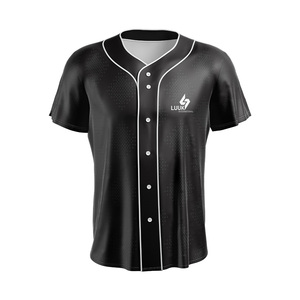 Maillots de baseball personnalisés pour femmes à manches courtes imprimés numériquement 100% polyester respirant à séchage rapide et anti-humidité - Product Image 5