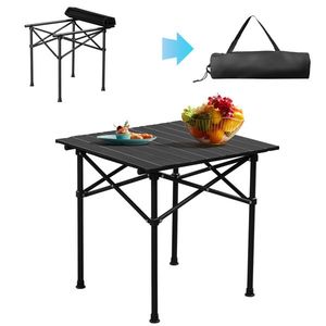 Portable Folding Camping Table for 2-4 Persons Ultralight Outdoor Collapsible Table for Travel Hiking Backyard BBQ - Product Image 2