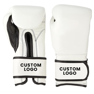 Gants de boxe en cuir fabriqués au Pakistan, dernier design, unisexe, authentiques, vente en gros, meilleur produit, gants de boxe en cuir de haute qualité - Product Image 1