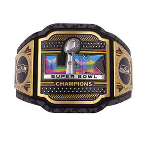 Cinturón de Campeonato Personalizado de Aleación de Zinc Premium, Trofeo Deportivo, Regalo para Fanáticos del Boxeo/Lucha Libre, Placa Metálica con Logotipo en Color Personalizado y Grabado - Product Image 1