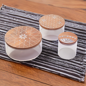 Caja de Almacenamiento Plegable de Lujo Moderna, Hecha a Mano, Ecológica, de Madera Acrílica con Incrustaciones de Madreperla, para Cocina o Sala de Estar, Color Chocolate - Product Image 6