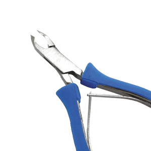 Coupe-ongles professionnel en acier inoxydable de qualité supérieure avec poignée bleue, lame incurvée tranchante, coupe-ongles de précision pour les doigts, manucure professionnelle - Product Image 6
