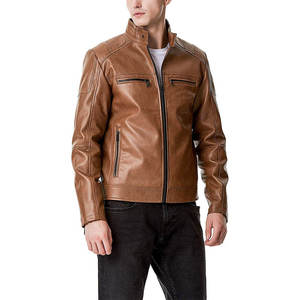 Chaqueta de Invierno para Hombre de Piel de Oveja Genuina con Cuello Alto, de Alta Calidad, Moderna, Personalizable, Impermeable por Delante, Marca Privada - Product Image 6