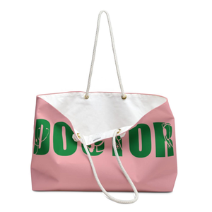 Bolsa de Viaje Grande Verde y Rosa para Doctoras, Regalo para Damas de Honor, Regalo para Mamá, Bolsa de Playa Inspirada en la Hermandad - Product Image 3