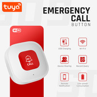 Bouton d'Urgence SOS Intelligent Tuya WiFi Rechargeable à Prix de Gros avec Batterie Longue Durée PST-CF101W