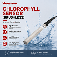 Capteur de chlorophylle sans balais en ligne pour la surveillance des eaux à forte teneur en algues, méthode de fluorescence 0-500 mg/L, profondeur d'eau 60 m, RS485 MODBUS