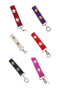 Porte-clés perlé brodé de haute qualité, design fantaisie, pour sac à main, prix de gros, exportation depuis l'Inde - Product Image 6