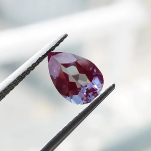HAYAAT GEMS Pierre précieuse naturelle Alexandrite en forme de poire, changeant de couleur, 1,15 carat, pour la fabrication de bijoux - Product Image 3