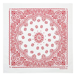 Pañuelo Promocional Personalizado al por Mayor de Algodón Liso con Estampado Digital Paisley Estilo Western para Mujer, Máscara Deportiva para el Sol y Decoración del Cabello - Product Image 1