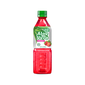Jugo de Aloe Vera con Sabor a Fresa de su Marca, 500 ml, 18 Meses de Duración, Proveedor Mayorista Líder OEM de Vietnam - Product Image 1