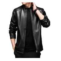 Veste en cuir de chèvre marron et noir de qualité supérieure, personnalisée, à la mode, en cuir véritable pour homme, nouveau design, prix très raisonnable