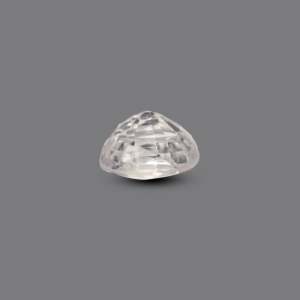 Handcrafted 5.4 Carat White CZ Loose Gemstone Brilliant Cut 20mm Diameter for Fine Jewelry - Product Image 3