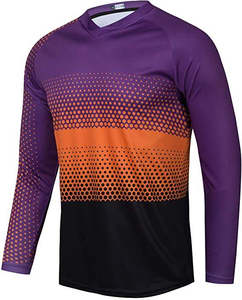Maillots de VTT en gros d'usine, personnalisés avec impression par transfert thermique, respirants, séchage rapide, légers, multiples modèles - Product Image 2