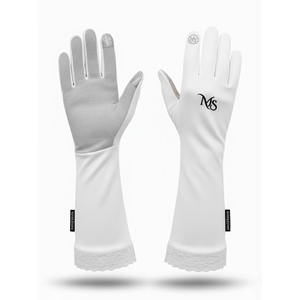 Guantes de moda para mujer, protectores solares para brazos, mangas largas estampadas, guantes de mano completos para hijab árabe - Product Image 2