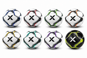 Ballon de football personnalisé X Reaction |   Blanc Noir Or |   Logo X |   Fabricant OEM ODM |   Design haut de gamme |   Qualité supérieure - Product Image 5