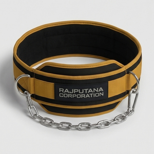 Weightlifting Dipping Training <b>Belt</b> with Chain Heavy Duty Lifting Training Dip <b>Belt</b> with Chain Neoprene Back Support <b>Belt</b> Unisex - Product Image 5