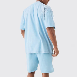 Conjunto Casual de Verano para Hombre 2026, Top de Manga Corta y Pantalones Cortos, Tela Transpirable, Ajuste Cómodo para Actividades al Aire Libre - Product Image 2