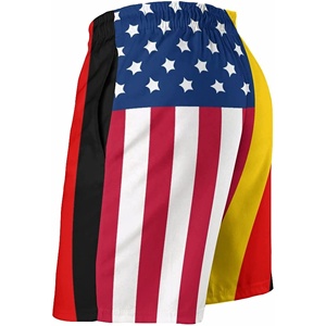 Bañador con bandera alemana-americana para hombre, traje de baño de secado rápido, traje de baño informal, pantalones cortos de baño geniales, pantalones cortos de playa americanos - Product Image 2