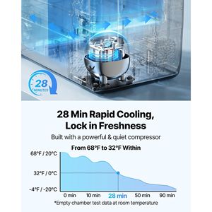 Frigorifero Elettrico a Compressore DC 12/24V AC100-240V da -4 a 68 Gradi F, Frigo Portatile per Camion con Controllo APP, Box Refrigerante per Auto - Product Image 3