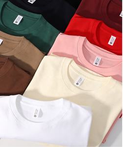 Custom Printed Heavyweight 100% Cotton Luxury T-shirt with Custom Logo Mock Neck Oversize Fit Eco-Friendly & Breathable for <b>Men</b> - Product Image 2