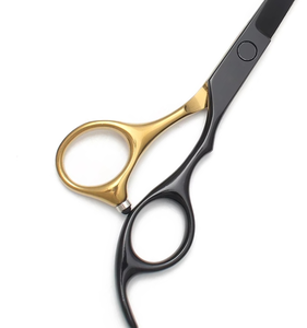 Tijeras Profesionales para Adelgazar el Cabello, Acero Inoxidable, Cuchilla Afilada de 30 Dientes, Mango Largo, para Diestros, Uso en Salón - Product Image 6
