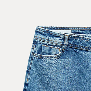 Latest High Rise <b>Split</b> Front Midi <b>Skirt</b> for Women High Waist Casual Mini <b>Skirt</b> Factory Price Denim Long <b>Skirt</b> - Product Image 6