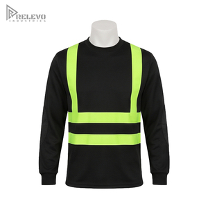 Camisa de Seguridad Industrial Personalizada, Estilo Western, Color Gris Jaspeado Oscuro, Botones de Perla, Franjas Verdes de Alta Visibilidad, Uniforme de Construcción - Product Image 1