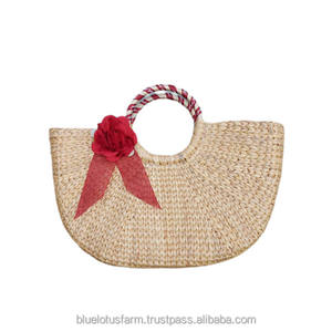 รายการถุงผักตบชวาราคาไม่แพงใช้ผักตบชวาเพื่อสร้างผลิตภัณฑ์ที่ทนทานพร้อมการออกแบบแบบดั้งเดิมที่แท้จริง - Product Image 3