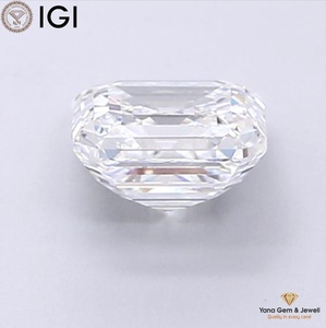 Impresionante Anillo Personalizado con Diamante CVD Cultivado en Laboratorio de 1.00 Quilates, Corte Asscher, con Certificado IGI, Color D, Claridad VVS1 - Product Image 3