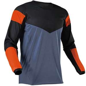 Jersey de Motocross Personalizado de Primera Calidad, Talla Grande, Alto Rendimiento, Transpirable, Secado Rápido, Unisex, Ropa Deportiva para Automovilismo - Product Image 1