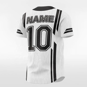 Nuevo uniforme de béisbol personalizado de manga corta para hombre, camiseta de béisbol con cuello redondo y estampado personalizado - Product Image 5