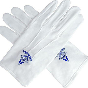 Guantes de Algodón Blancos con Diseño de Estrella Bordada, Alta Calidad y Mejor Precio, Guantes de Algodón para Uso Diario - Product Image 5