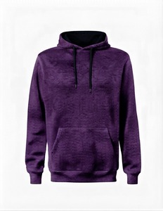 Sweat-shirt à capuche épais pour homme, logo brodé personnalisé, impression en relief, doublure en satin de soie, coupe oversize, écologique, vente en gros - Product Image 6