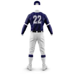 Uniforme de Béisbol de Poliéster Sublimado de Alta Calidad, Personalizado al por Mayor, de Secado Rápido, Transpirable, en Varios Colores y Estilos - Product Image 5