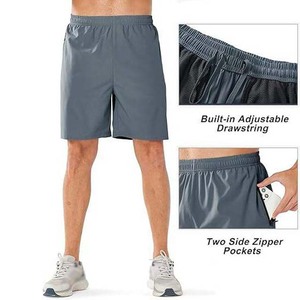 Pantalones Cortos Deportivos de Poliéster para Hombre, para Gimnasio, Fitness, Entrenamiento, Ejercicio, Pantalones Cortos para Correr, para Otoño y Primavera - Product Image 5