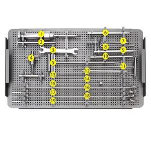 Kit d'instruments pour clou intramédullaire tibial, outils chirurgicaux orthopédiques, fixation des fractures du tibia, kit en acier inoxydable par Dentavex - Product Image 5