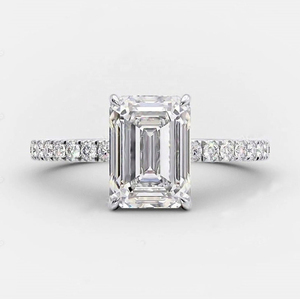 แหวนเพชรทรงมาร์คีส์ CVD HPHT ที่ได้รับการรับรองจาก IGI ตัวเรือนทองคำขาว 14k ประดับแบบช่อง สำหรับงานหมั้นและงานเลี้ยงสไตล์ชาติพันธุ์สำหรับผู้หญิง - Product Image 2