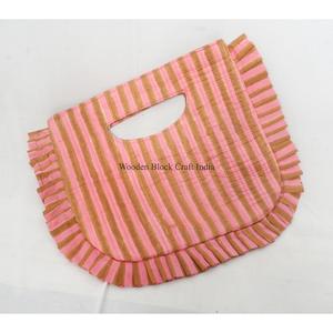 High Quality Boho Bridal cotton quilted messenger Handbags with Handmade Lady Fashion Style Bulk Quantity Competitive Prices - Product Image 4