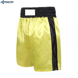 Pantalones Cortos Profesionales Ligeros para Hombre de MMA, Tejido Sólido, Cintura Alta con Cordón Ajustable, Transpirables y de Secado Rápido - Product Image 4
