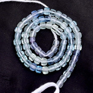 AAA+ Fluorite 4mm Faceted Cube <b>Loose</b> <b>Beads</b> Natural Multi Fluorite Semiprecious Gemstone Box Fancy <b>Loose</b> <b>Beads</b> for Jewelry Making - Product Image 3